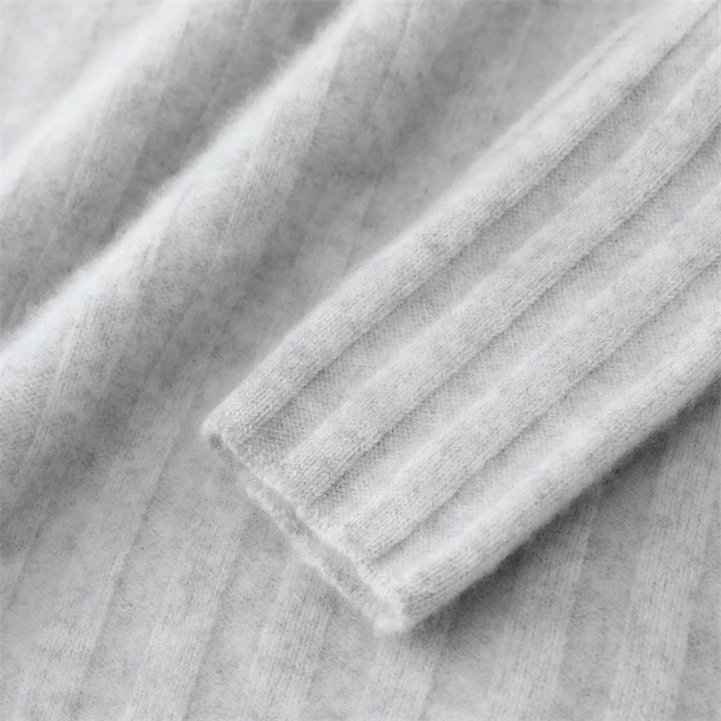 Autumn Winter 100% Pure Wool Men's Sweater Long Sleeve Round Neck Fashionable Minimalist Style First Line Ready to Wear Clothing