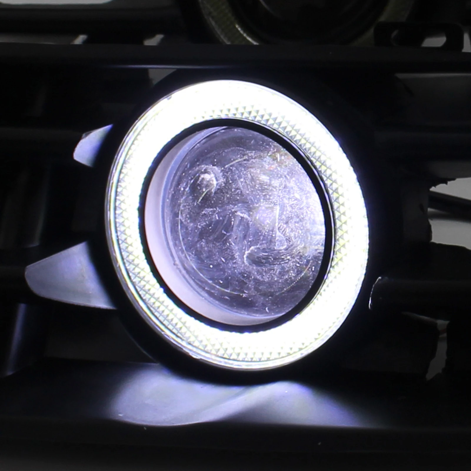 Fog Light LED Front Bumper Grille DRL Lamp Part Replacement For VW Jetta Bora Mk4 99-04 Plastic Material Bumper Grille