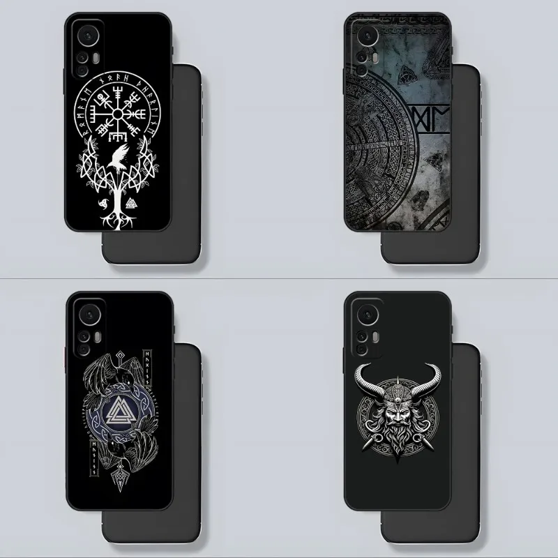 Viking Vegvisir Logo Phone Case for Xiaomi 13 12 11T Lite Ultra Redmi Note 12 10 Pro POCO F4 F5 X5 Pro Back Cover