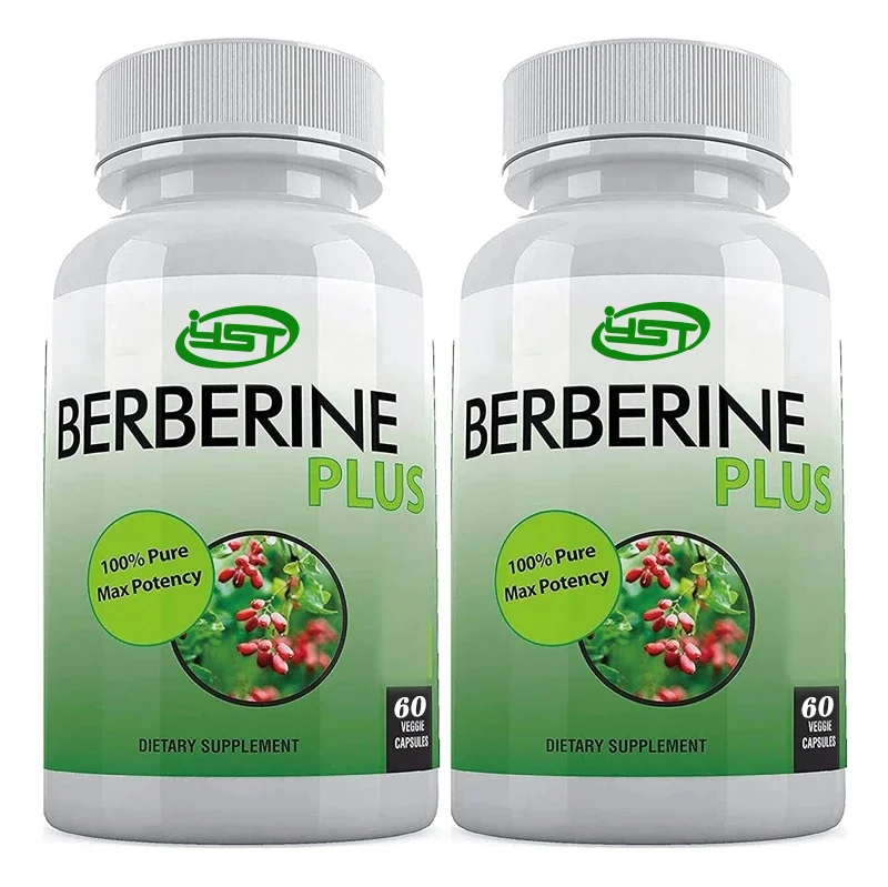 1200 milligrams -60 vegetarian berberine capsules royal jelly to maintain healthy blood sugar and cholesterol levels