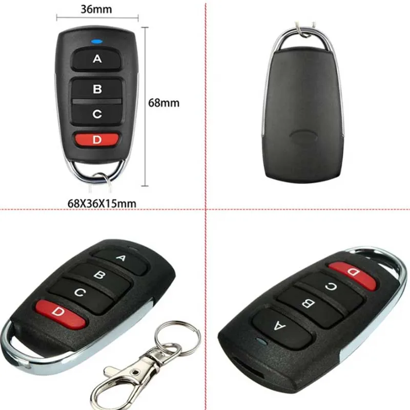 ل نورتون TX1E TX2E باب المرآب التحكم عن بعد 433.92 ميجا هرتز رمز ثابت استنساخ نورتون TX2E TX1E بوابة التحكم عن بعد الأمر 433 ميجا هرتز #4