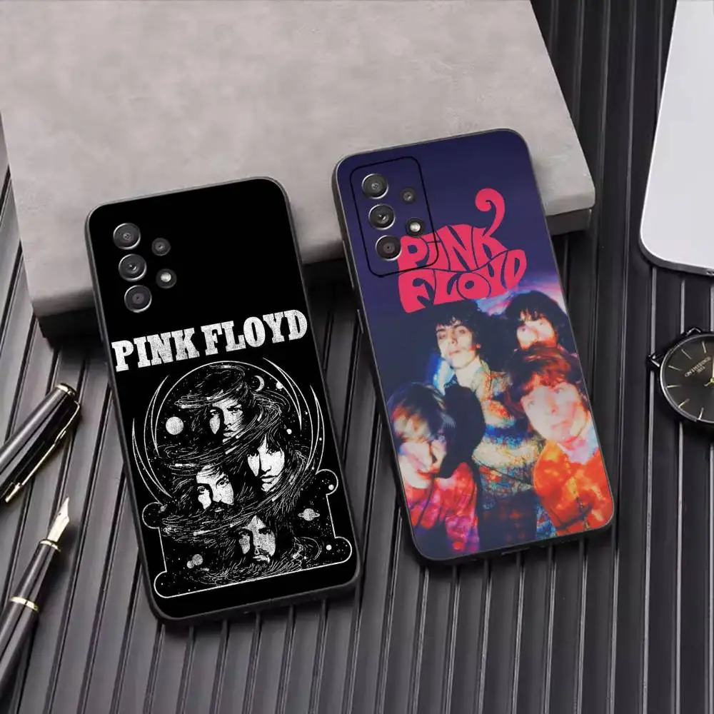 P-Pink Floyd Hot Band The Wall Phone Case For Samsung S25,S24,S21,S22,S23,S30,Ultra,S20,Plus,Fe,Lite,Note,10,Black Cover