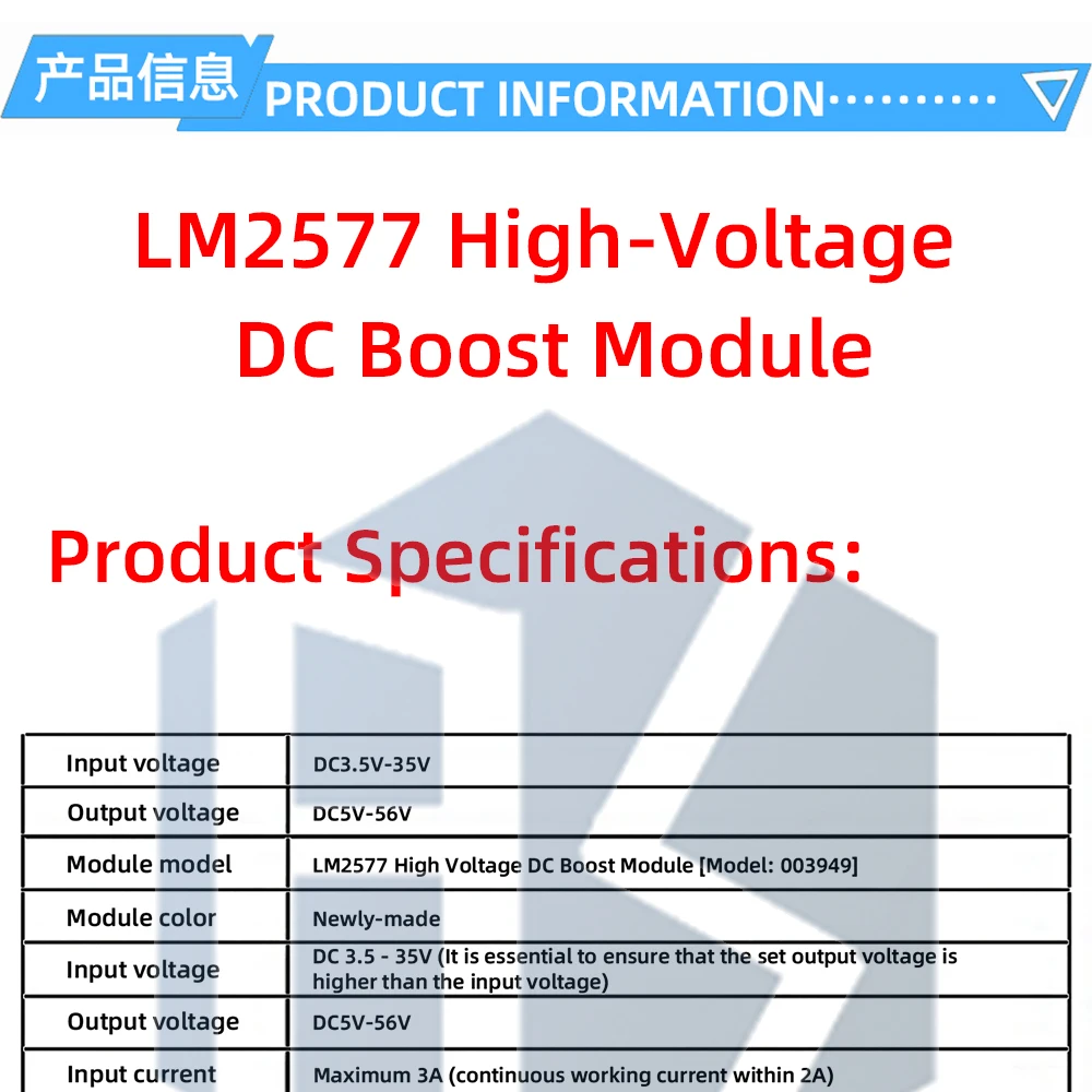 1~10PCS DC-DC-Stromversorgungsmodul, Boost-Modul, Step-Up-Spannungswandler, Spannungsregler XL6019/LM2577, einstellbarer Ausgang – Detail 2