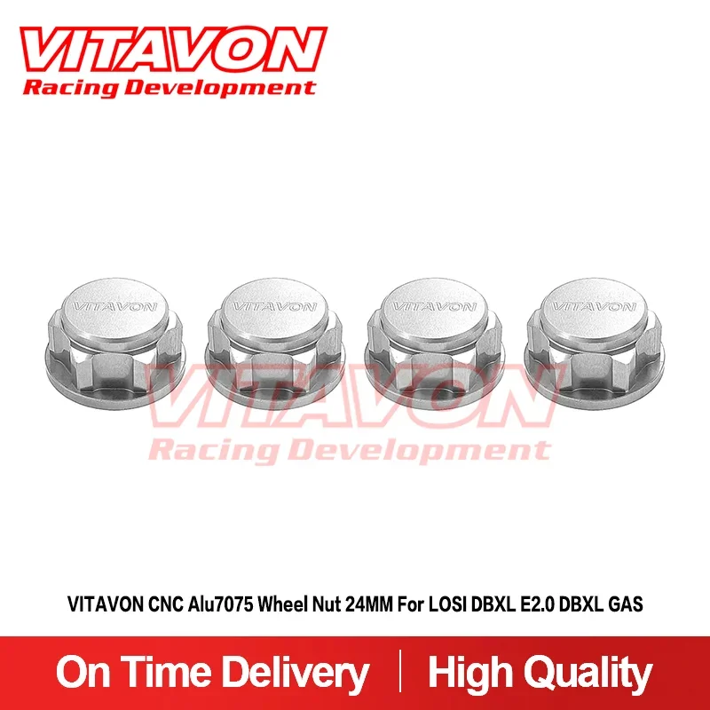 VITAVON CNC Alu7075 Wheel Nut M18x1.5mm Thread For LOSI DBXL E2.0 DBXL GAS 5T 5B Vekta