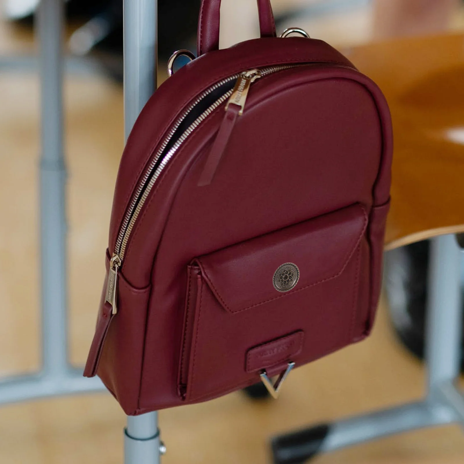 

20Sets Bronze Purse Buckle Zinc Alloy Snap Buttons Durable Craft Clasp for DIY Wallet Accessories Cartoon Fasteners