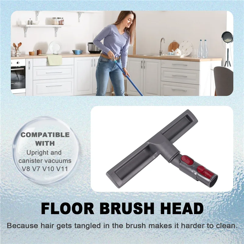 Запасные части AGOUP, насадка для щетки для твердого пола для пылесоса Dyson V7 V8 V10 V11, смешанный конский волос