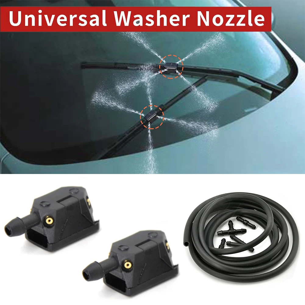 Car 4 Way Windscreen Washer Wiper Blade Water Spray Jets Nozzles For Volvo Trucks FL FE FM FH FH16 FMX VHD VNL VNM VNR VNX VM