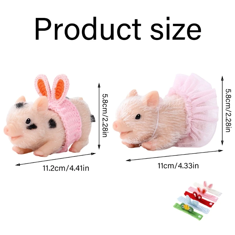 Handmade Realistic Pig Hình Toy Animal Bóp Heo để giảm căng thẳng