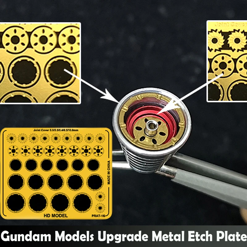 

Деталь сопла/полосатое украшение с пазами, универсальный металлический травированный лист для модели Gundam, часть для преобразования модели и украшения