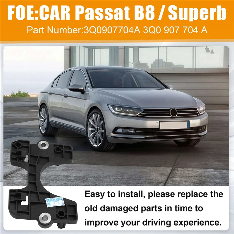 

3Q0907704A For VW Passat B8 For Skoda Superb ACC Adaptive Cruise Control Radar Sensor Upper Bracket 3Q0 907 704 A-AD39