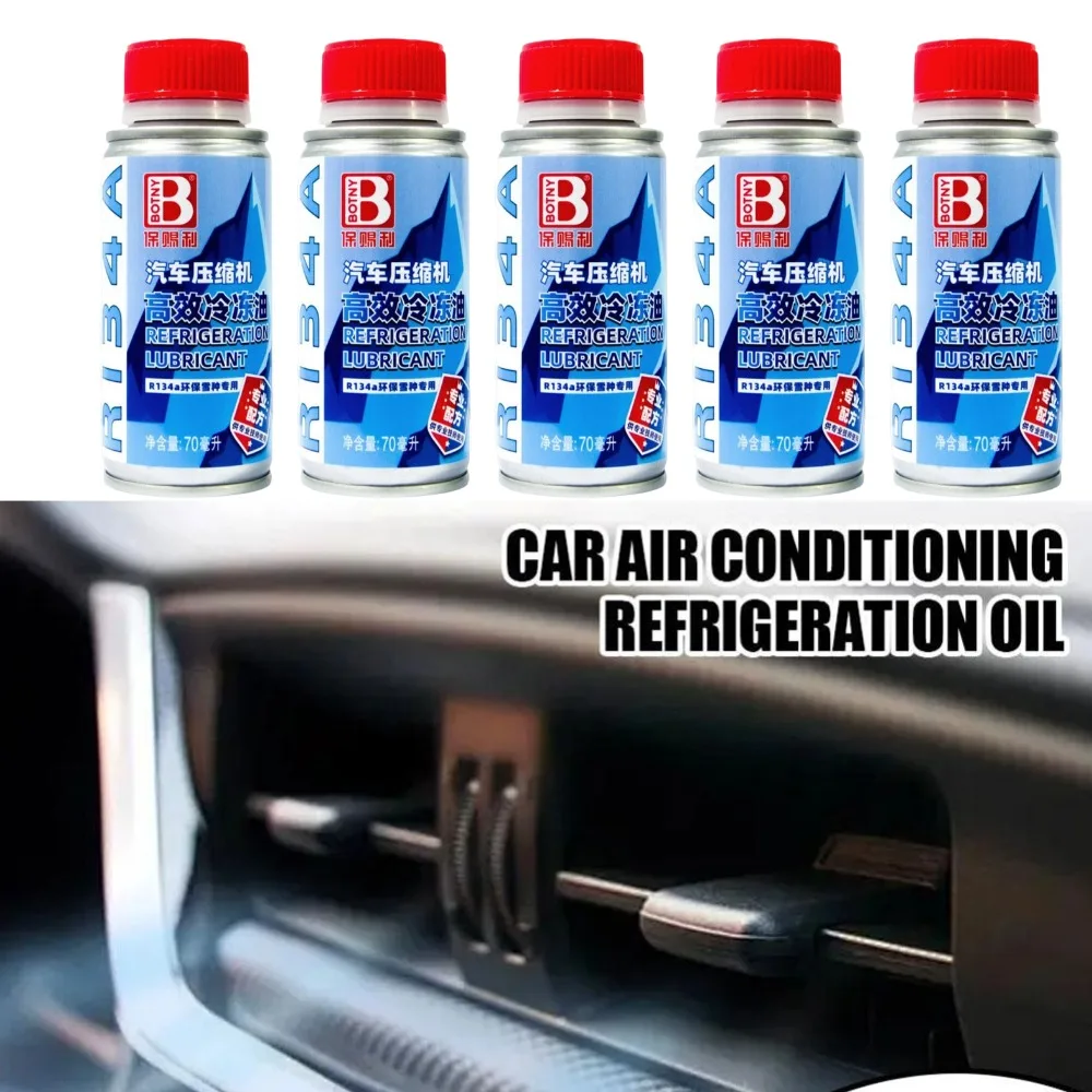 Car A/C Refrigeration Oil for R134a Automotive Air Conditioning Compressor Lubricant Fluid for Truck Cooling Pump Car Accessorie