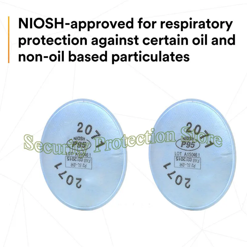 2071 2078 P95 Respirator Filter Helps Protect Against Oil And Non-Oil Based Particulates