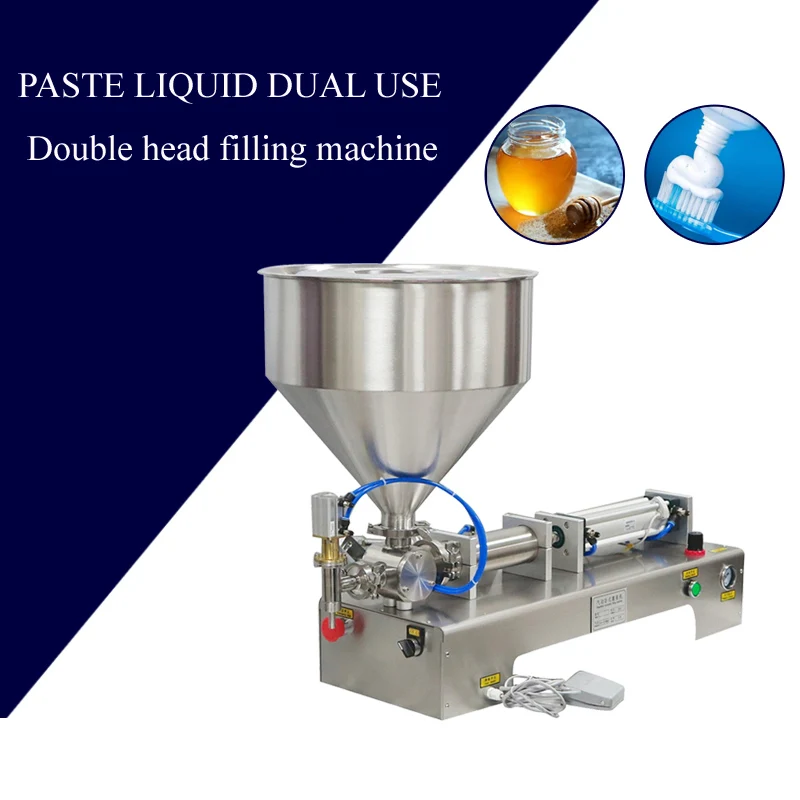 Горизонтальная машина для наполнения пасты Автоматическая машина для количественного наполнения из нержавеющей стали Оборудование для пищевой промышленности