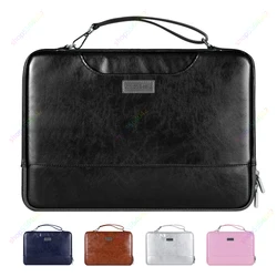 Laptop Shoulder Bag Sleeve Case for Apple Macbook M1/M2 Chip Air13.3 13.6 Air15 Pro 13 14 16 inch Portablet Leather Storage Bag