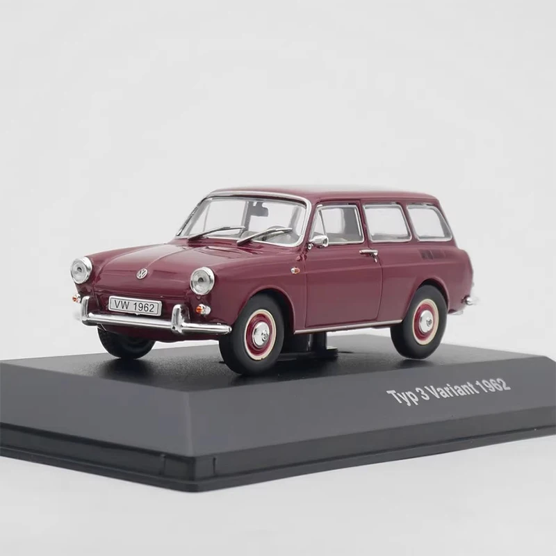 

1:43 Scale Type 3 Variant 1962 Tourist Car Simulation Alloy Car Model Static Display Collectible Toy Gift Souvenir Decoration