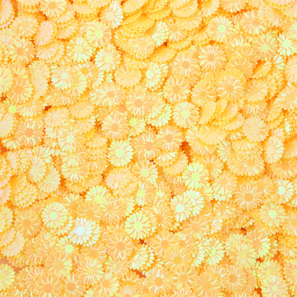 20g/450g 9MM Gänseblümchen-Pailletten Glitzerflocken für Schleimfüllung, Nagelkunst & Handyhüllen-DIY-Deko, Harz-Bastelzubehör Lentejuelas – Detail 3
