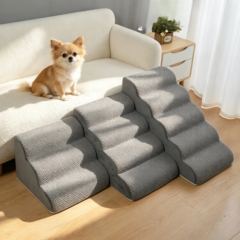 Pet Ladder Dog Steps Non-slip Removable Washable Slope Going To Bed Stairs Multi-layer Wholesale Dog Accessories