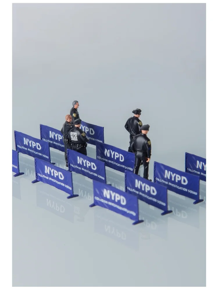 1/64 Scale Model Resin Figurines Diorama Hand-Painted Miniatures Figure Police Officer Cop Law Enforcement Collectible AFA image 9