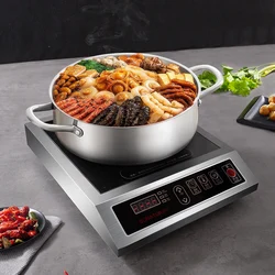 SUNATUR-cocinas de inducción de alta potencia, estufa eléctrica portátil de 3500W, electrodomésticos, serie comercial, LC-L6