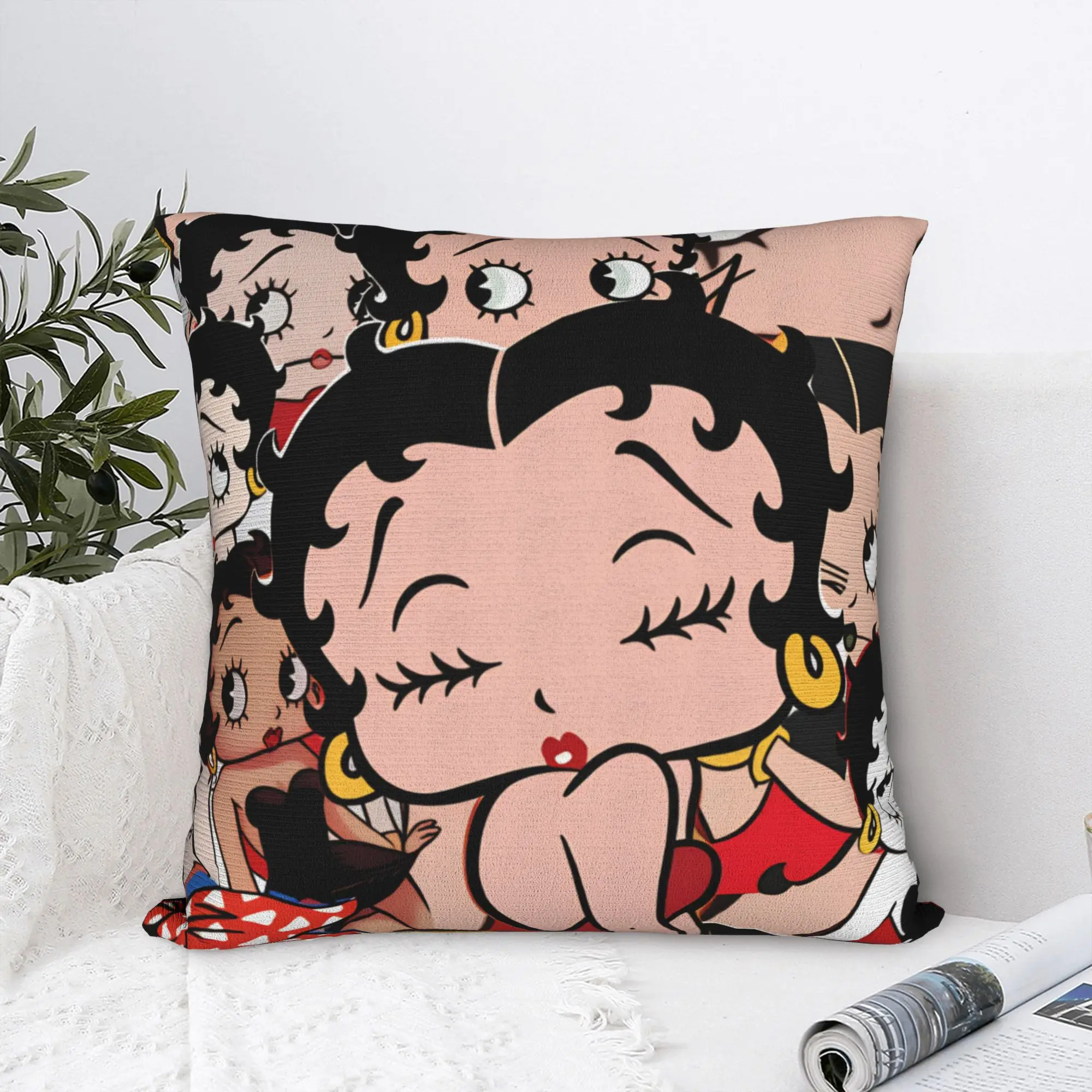 Pillow Cover B-Bettys Boops   Fashion Pillow Case For Wedding Party Home Decor Pillowcases