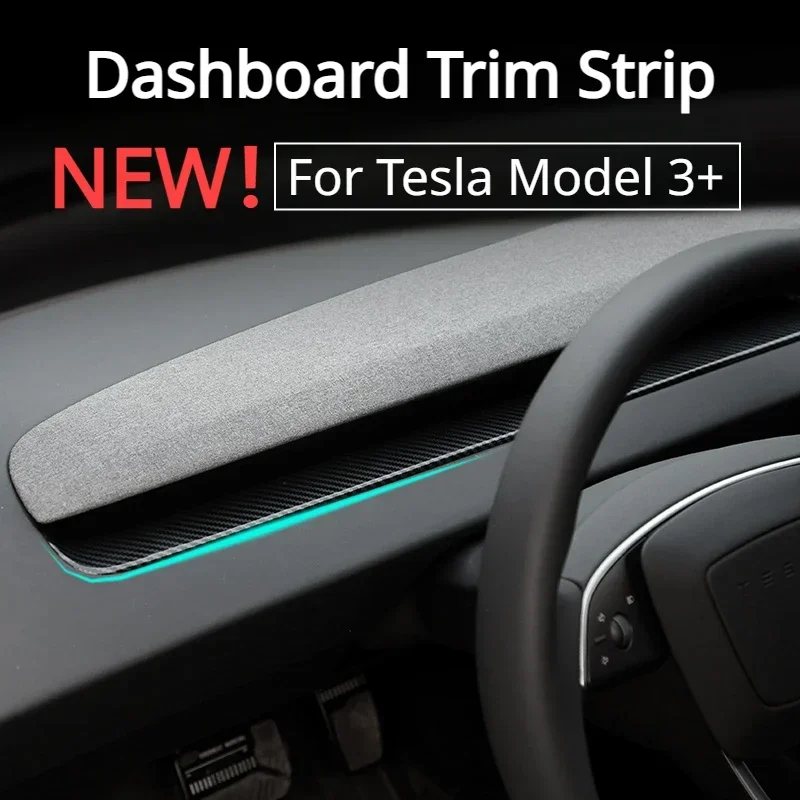 For Tesla Model 3 Highland 2024 Dashboard Air Conditioning Outlet Center Console Instrument Panel Trim Cover Model3 Accessories