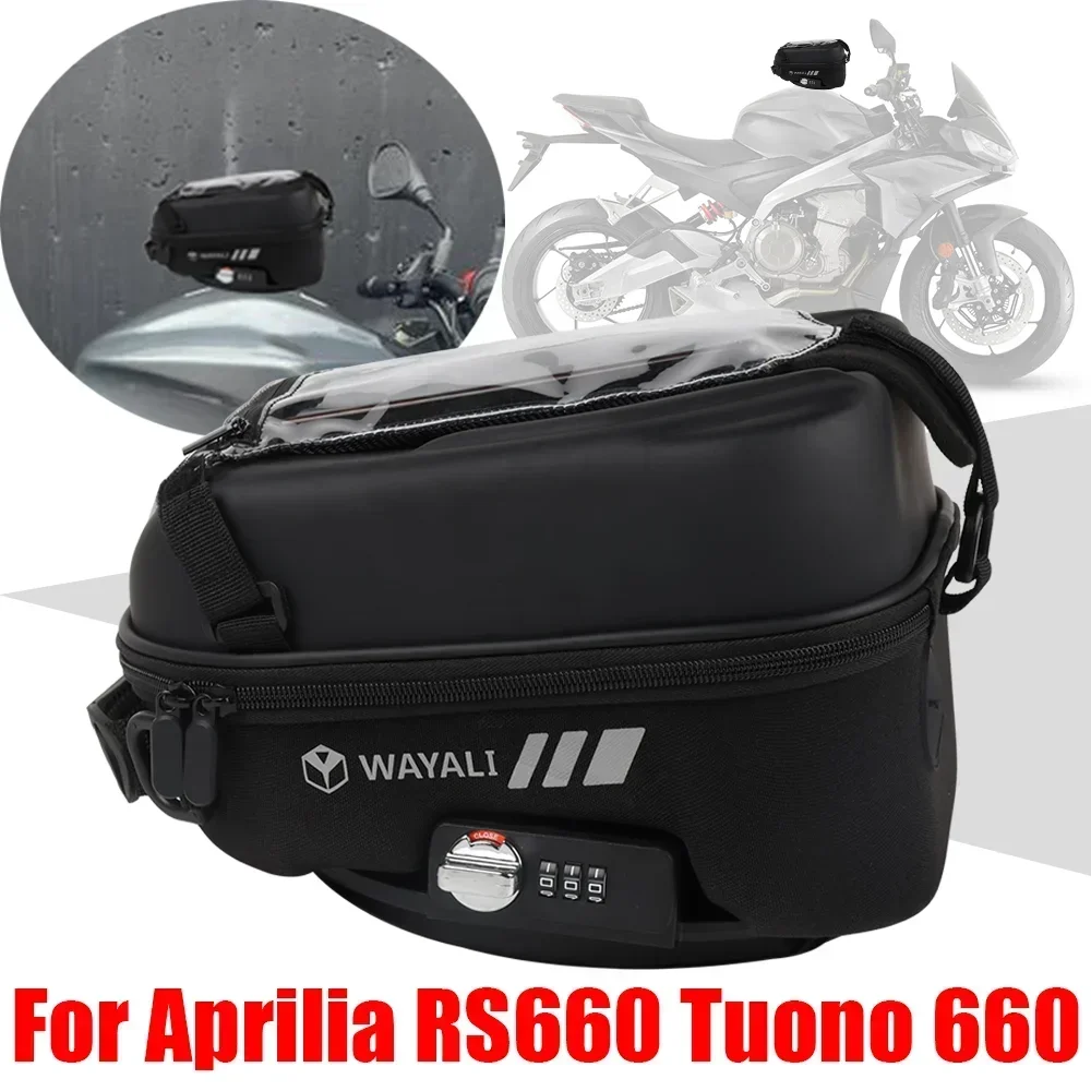 

Motorcycle Tank Bags For Aprilia Tuono 660 Factory Tuono660 RS660 RS 660 Accessories Tanklock Luggage Storage Bag Backpack