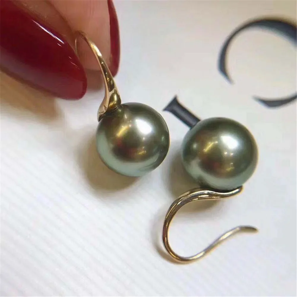 

DIY Accessory G18K Pearl Ear Hook Empty Support High Heel Shoes Pearl Ear Ring Empty Support Gold Fit 8-10mm Round Beads G293