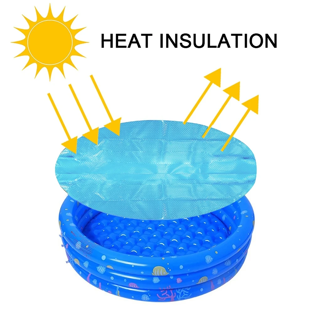 Rectangular/Circular Summer Solar Tarpaulin Rectangular Pool Protective Cover Indoor And Outdoor Frame Pool Heat Insulation Film