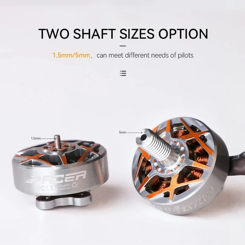 

T-MOTOR P1804 Brushless Motor - 3400KV (4S)/2400KV (6S), 1.5/5mm Shaft - Compatible 3-4 Inch FPV Freestyle Cinewhoop Drones