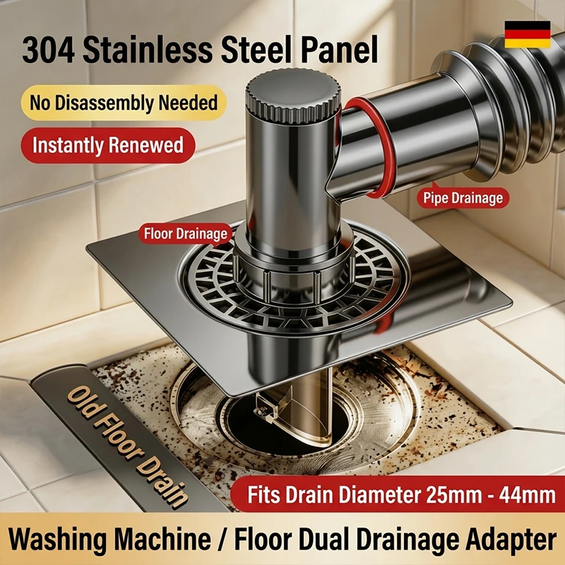 15x15cm Square Floor Drain Connector Washing Machine Drainage Hose Adapter Washbasin Sewer Pipe Cover For Bathroom Shower
