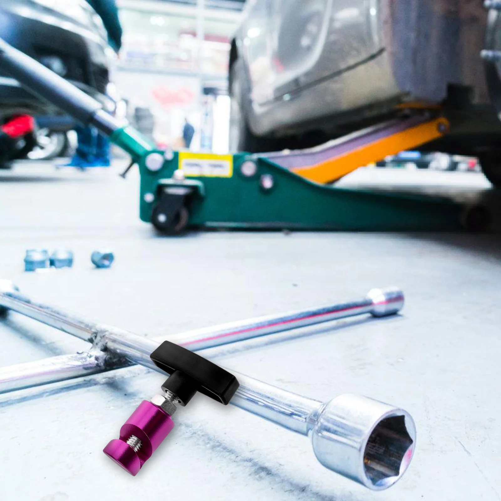 

Hood Gas Spring Trunk Lift Shock Clamp Durable Aluminum Car Hood Support Rod Antislip Tool for Maintenance Repair Safety