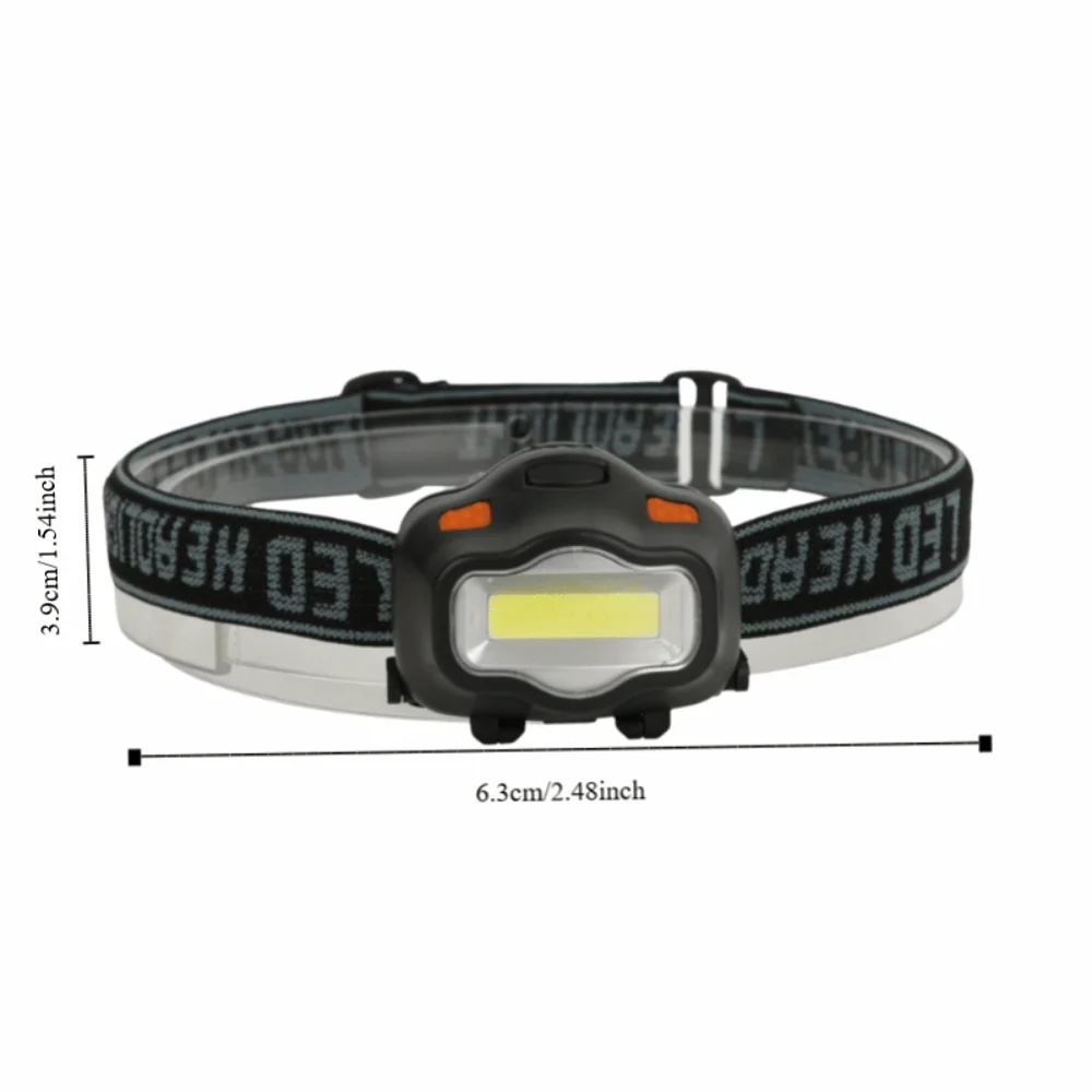 دائم ABS COB المصباح مقاوم للماء سطوع قابل للتعديل رئيس مصباح صغير الحجم LED كشافات التخييم