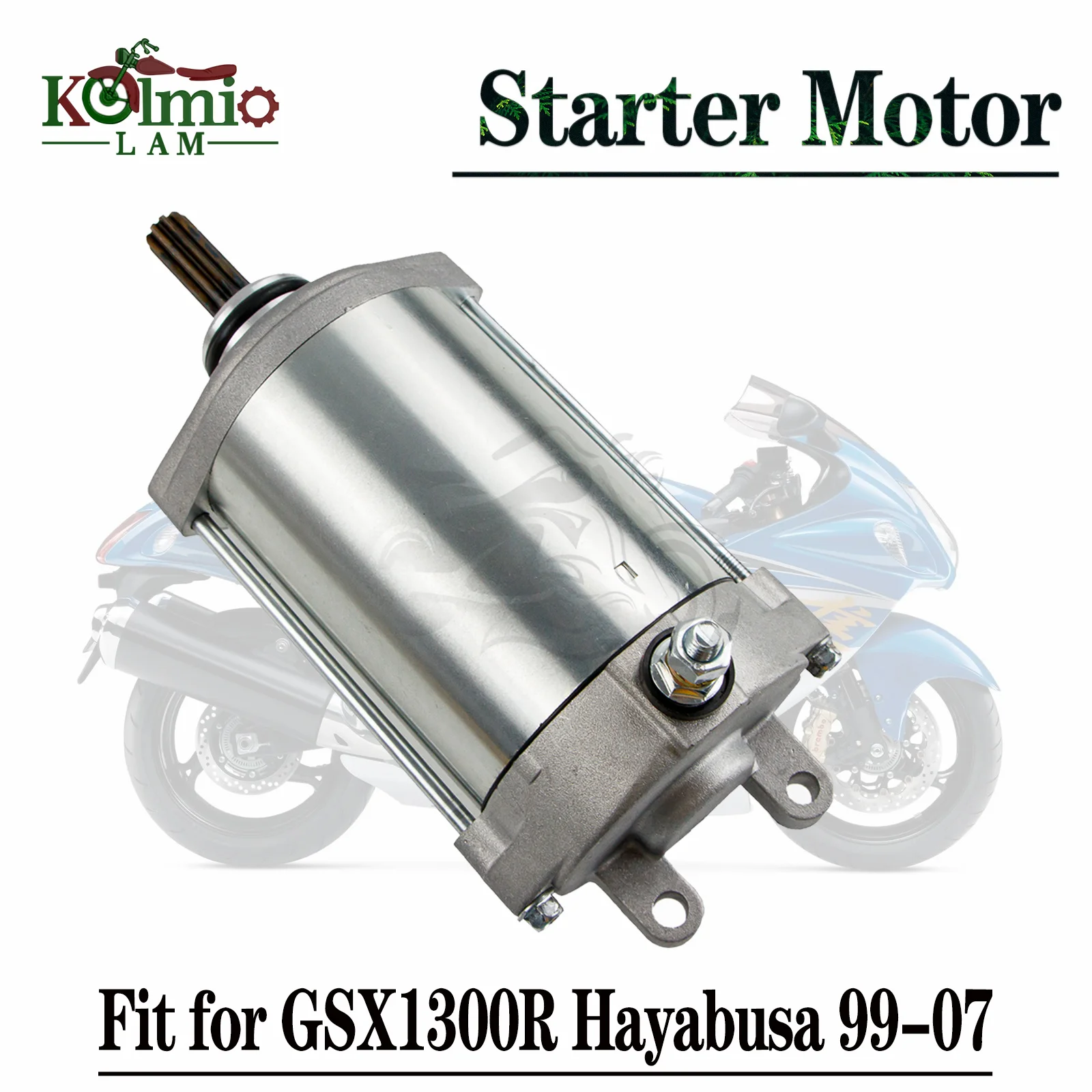 Fit for 1999 - 2007 SUZUKI GSX1300R GSXR1300 Motorcycle Accessories Starting Starter Motor 2000 2001 2002 2003 2004 2005 2006