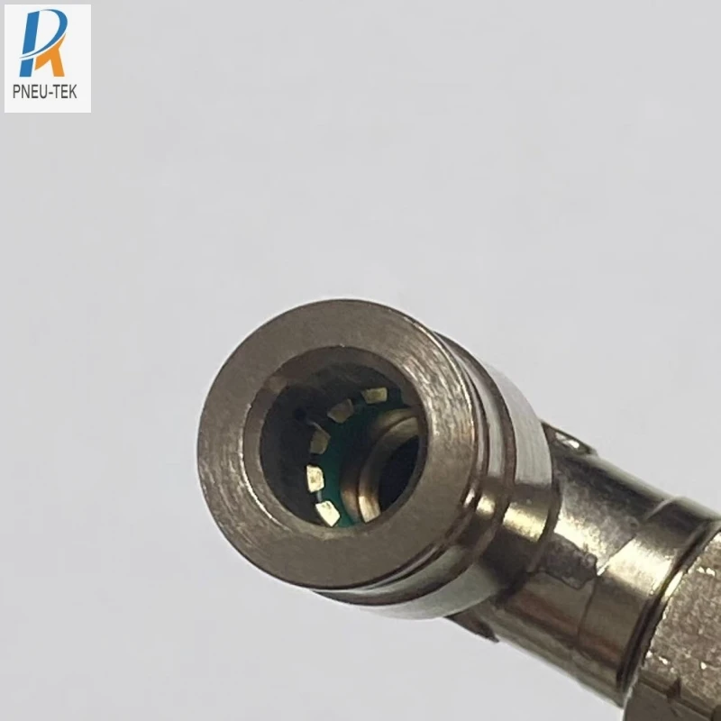 موصل سريع لهيكل القصب، موصل سريع مطلي بالنيكل النحاسي، تركيبات الدفع، تركيبات الأنابيب MPL1/4-NPT1/8