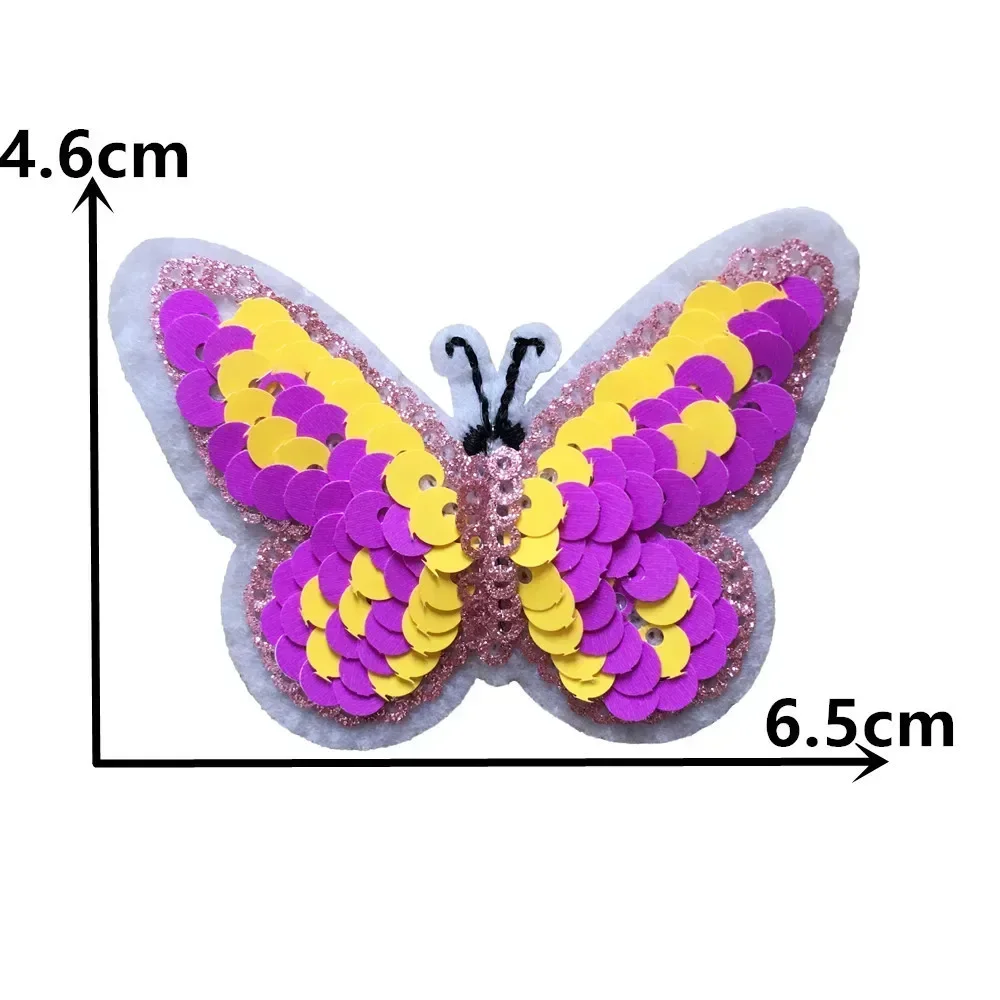 high quality sequins Small animals small butterfly hot melt adhesive ironing bag clothing sewing DIY Excipients Accessories