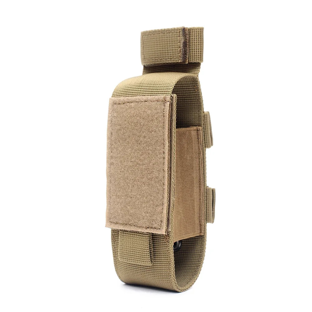 Magazine Pouch Nylon Single Pistol Mag Bag Waterproof Multifunctional Hunting Accessories Backpack Attachment for Hiking Camping