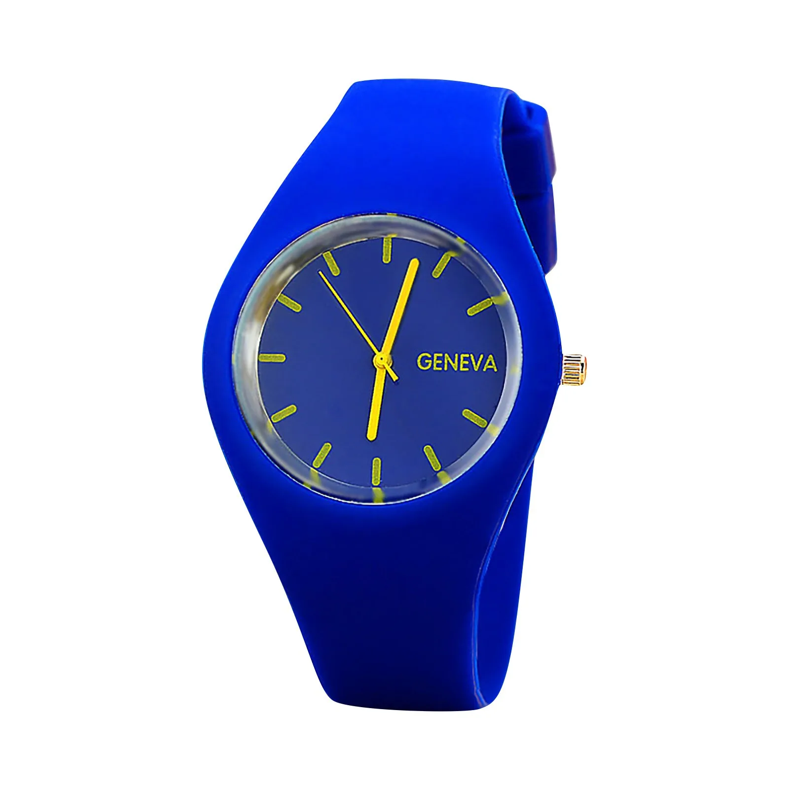 Ladies Solid Pattern Wristwatch Clock Silicon Strap Wrist Watches Fashion Women Casual Digital Watches Relojes Para Mujer