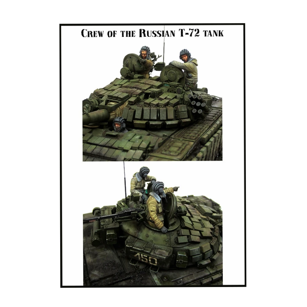 1:35 model kit resin kit  Russian T 72 tank group