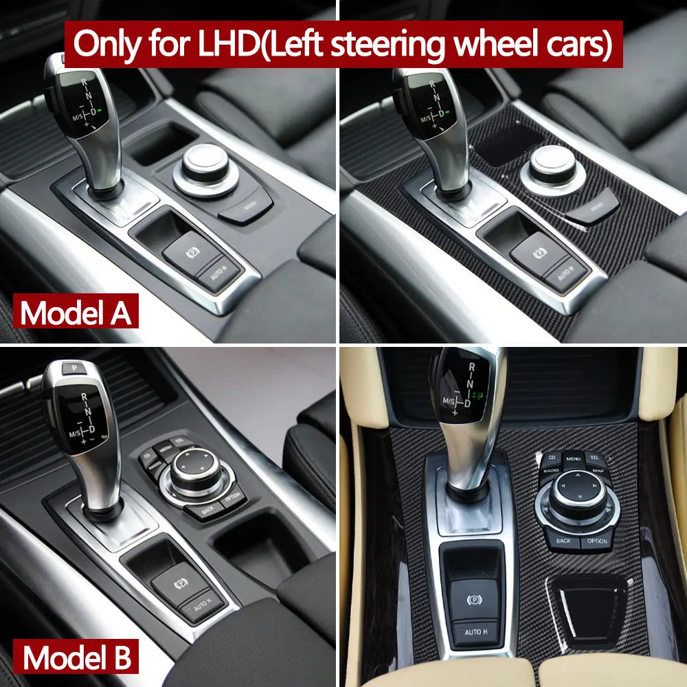 Left Hand Driver Car Center Console Gear Shift Box Panel Cover