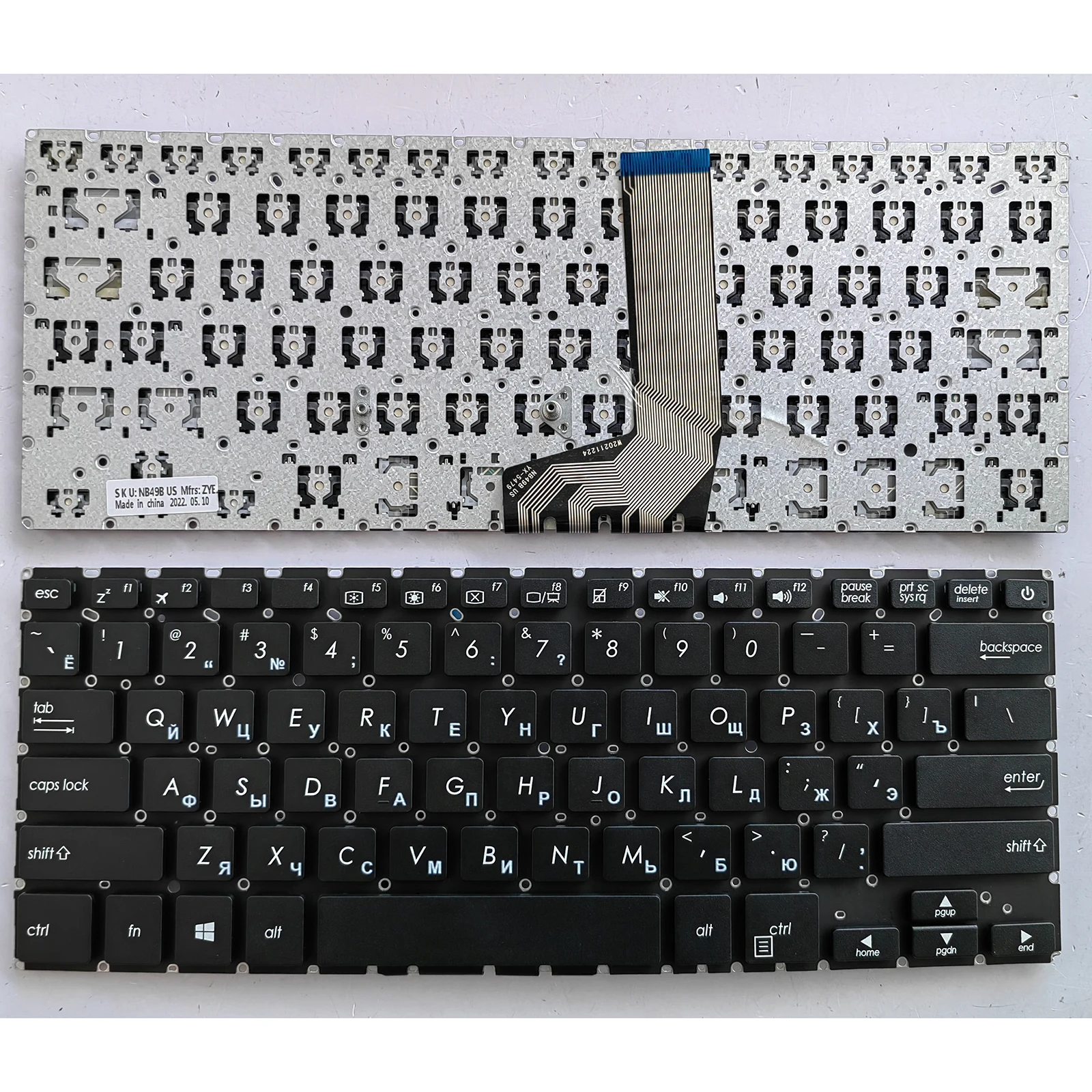 RU Layout for ASUS X411UF X411 X411UQ X411UV X411SC X411UA X411UN X411U Laptop Keyboard