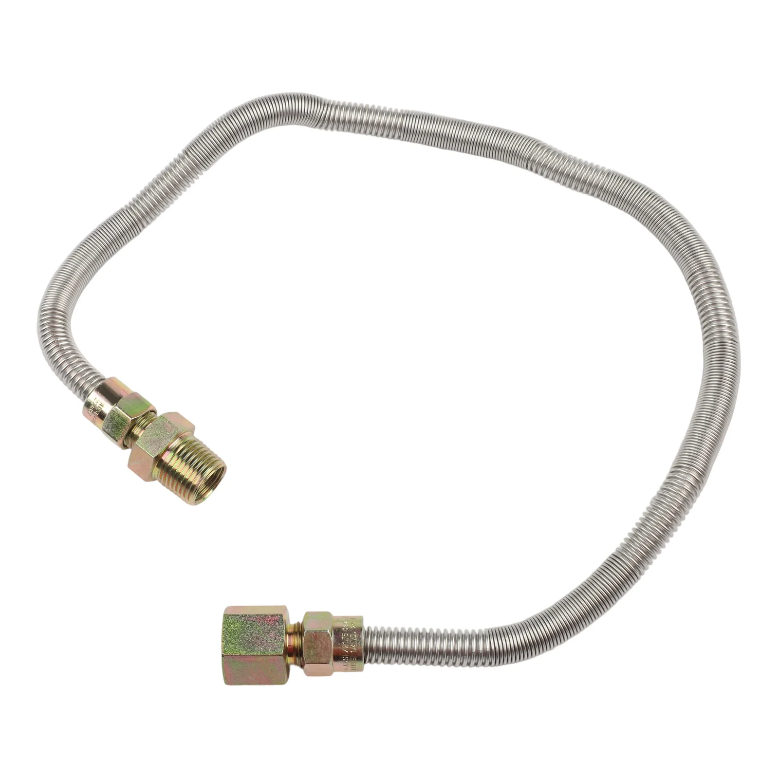 Flexible Gas Hose Corrugated Hose Gas Connection Easy Installation Heat Resistance Noiseless Operation For Propane Appliances