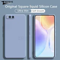 Mi6 Case ZROTEVE Original Liquid Silicone Soft TPU Cover For Xiaomi Mi6 Xiomi Mi 6 Global Shockproof Phone Cases