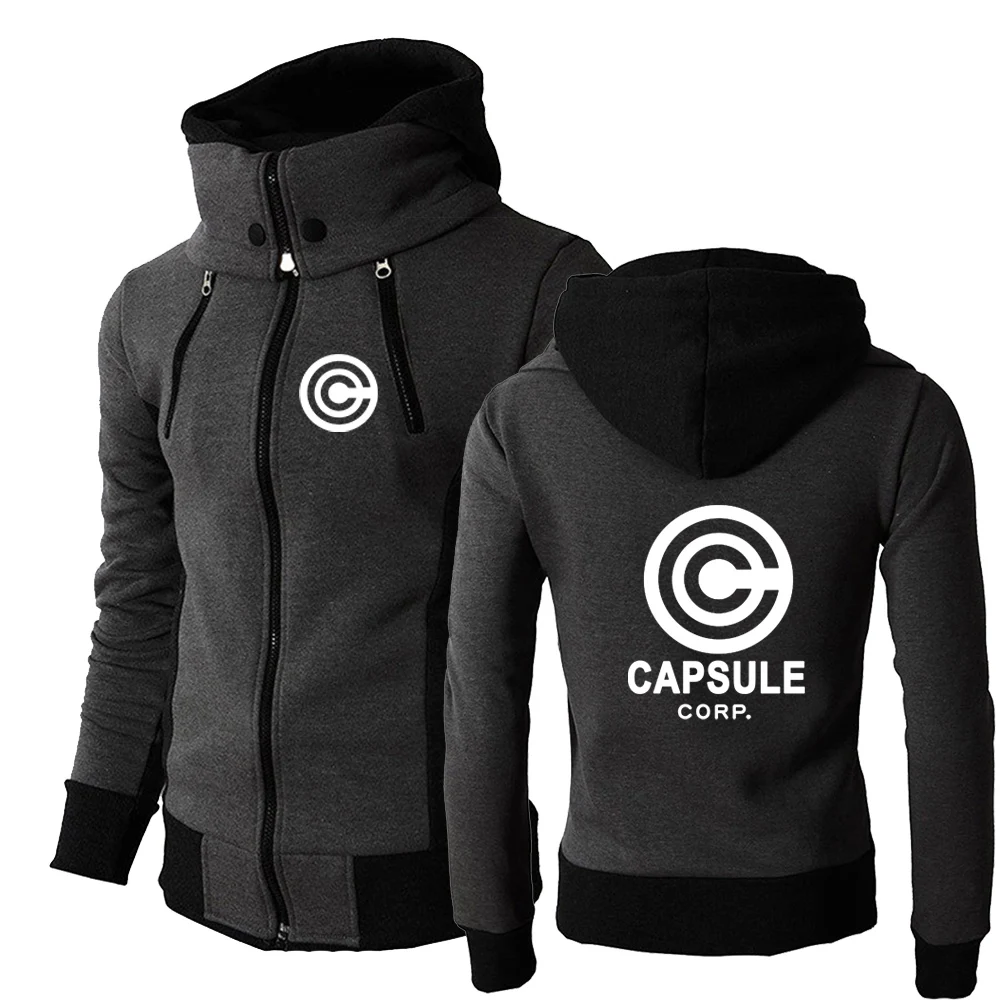

2023 New Spring and Autumn Men Anime Japanese High-quality Hot Sale Three-color Zipper Hoodie Style Leisure Sports Coat Tops