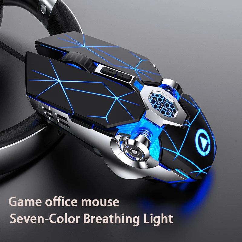 optical ergonomic RGB ABS 4-level resolution adjustment wired gaming mouse for laptop and PC