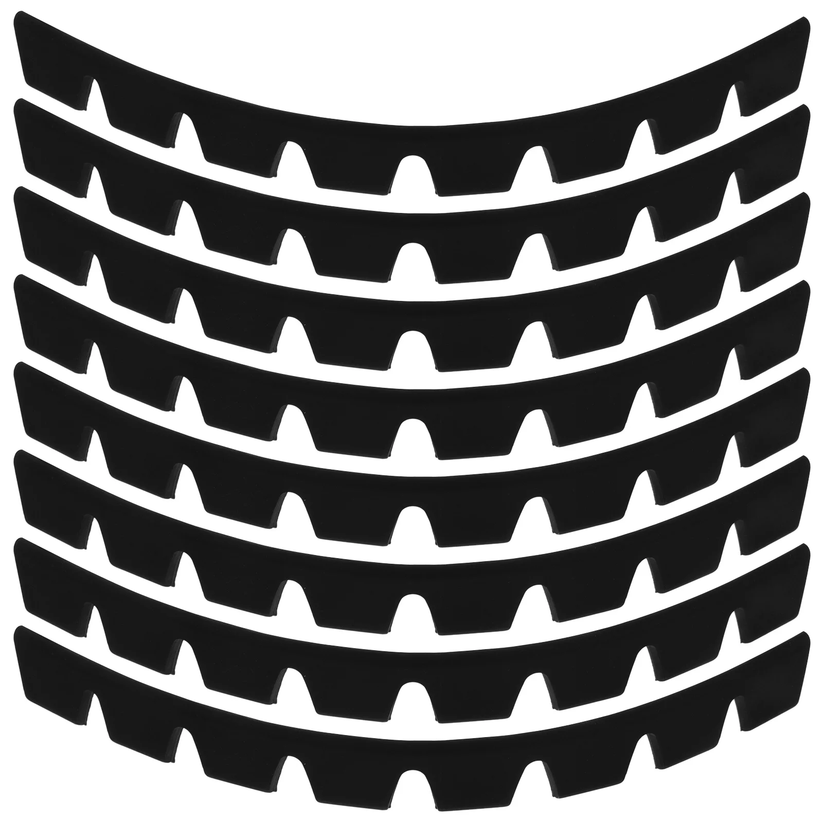 

8Pcs Universal Car Bumper Protector Set Anti-Scratch Guard Front Bumper Scrape Protector Plate Car Skid Plate Protector,