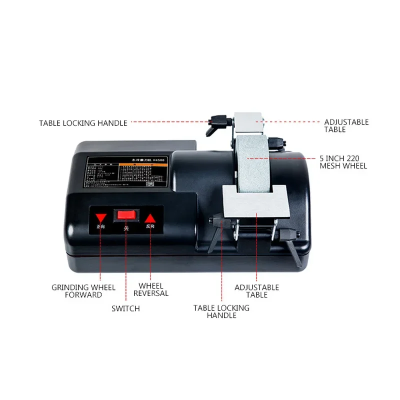 

Low speed water cooled household 5 inch knife sharpener kitchen knife H4500