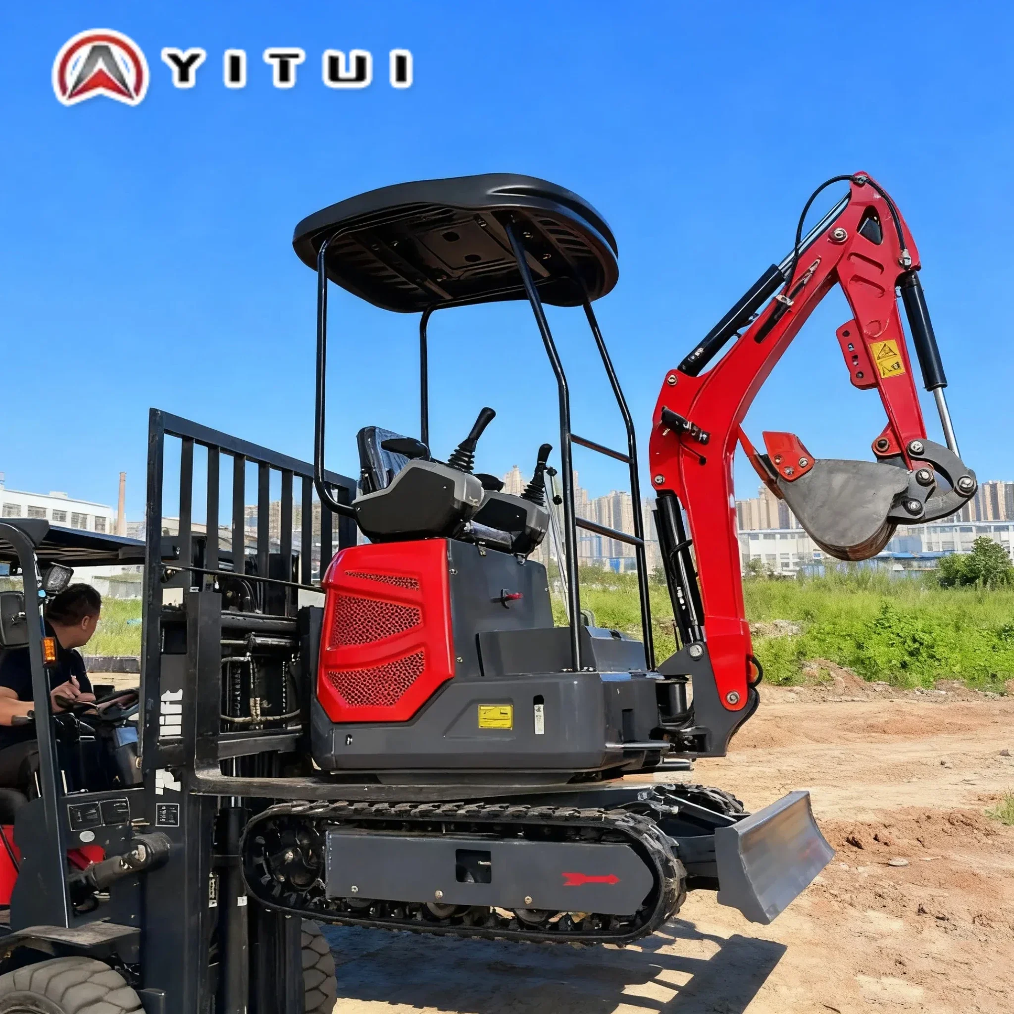 حفارات صغيرة مجنزرة من المصنع الصيني مصنوعة من مزرعة 2 طن مع محركات كوبوتا يمكن استخدام حفارة صغيرة مخصصة في الشتاء #4