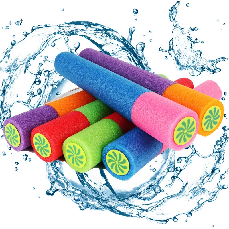 Outdoor-Farbe Eva Wasser pistole Schaum Blaster Shooter Stick für Kinder Sommer Strand Spray Schwimmbad Squirter Kanone Pistole spielen Spielzeug