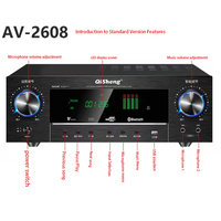 SUNBUCK 5.1 Channel 1500W Power Amplifier HIFI fiber coaxial 5.0 Bluetooth Lossless Decoding USB Playback Amplifier Audio