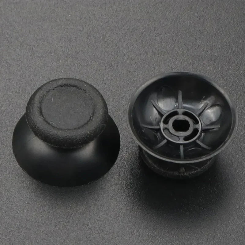 YuXi penutup grip Analog 3D 2 buah, untuk pengontrol PS4 DS4, pegangan topi stik Joystick Analog